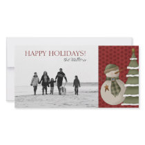Happy Holidays Family Photo Cards