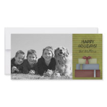 Happy Holidays Family Photo Cards