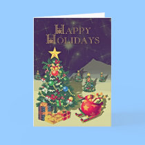Happy Holidays Four cards