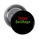 Happy Holidays from Jesus buttons
