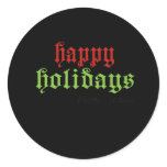 Happy Holidays from Jesus stickers