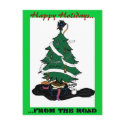 Happy Holidays..from the road postcard