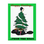 Happy Holidays..from the road postcard