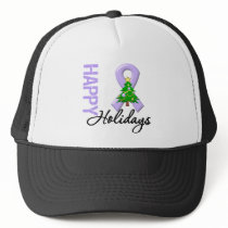 Happy Holidays General Cancer Awareness hats