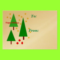 Happy Holidays gift tag business cards by shawke123 Happy Holidays gift tag business cards