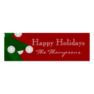 Happy Holidays Gift Tags profilecard