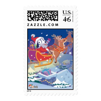Happy Holidays! GoPets Stamp