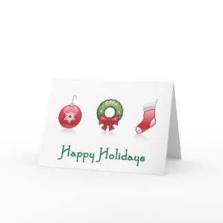 Happy Holidays Greeting Card card