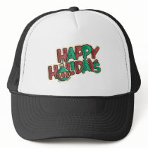 Happy Holidays hats