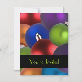 Happy Holidays invitation