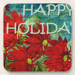 HAPPY HOLIDAYS.jpg Beverage Coasters