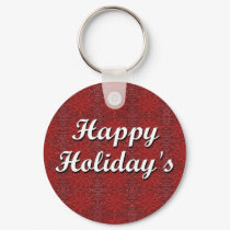 Happy Holiday's keychains