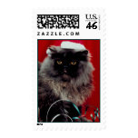 Happy Holidays Kitty Cat Postage