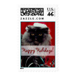 Happy Holidays Kitty Cat Stamps