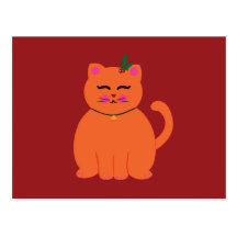 Happy Holidays Kitty Postcards