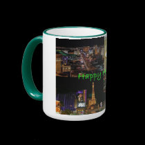 Happy Holidays Las Vegas Scenic Ringer T Mug by vegasdusoleil Happy Holidays Las Vegas Scenic Ringer T Mug