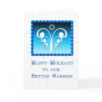 Happy Holidays Letter Carrier cards by StarStock Happy Holidays Letter Carrier cards