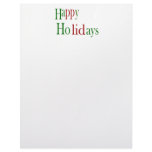 Happy Holidays Letterhead