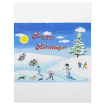 HAPPY HOLIDAYS letterhead