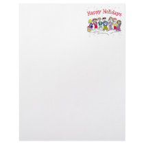 Happy Holidays Letterhead Template