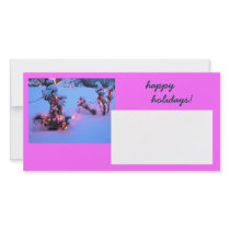 Happy Holidays Lights Photocard by ebroskie1234 Happy Holidays Lights Photocard