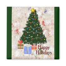 Happy Holidays magnets by TheStampStore Happy Holidays magnets