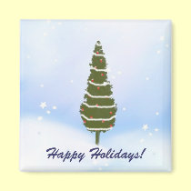 Happy Holidays Magnet magnets