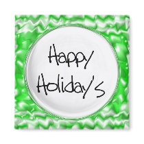 Happy Holiday's magnets by dndartstudio Happy Holiday's magnets
