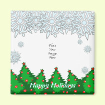 Happy Holidays Magnet magnets