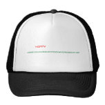 Happy Holidays Mesh Hats