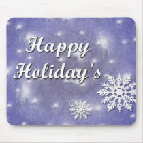 Happy Holiday's mousepads by JustParties Happy Holiday's mousepads