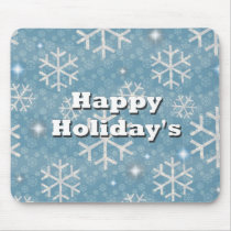 Happy Holiday's mousepads by JustParties Happy Holiday's mousepads