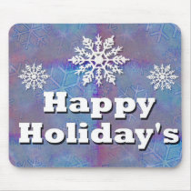Happy Holiday's mousepads by JustParties Happy Holiday's mousepads