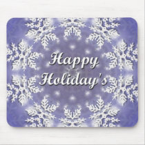 Happy Holiday's mousepads by JustParties Happy Holiday's mousepads