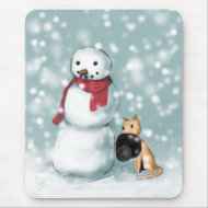Happy Holidays mousepad