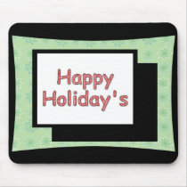 Happy Holiday's mousepads by dndartstudio Happy Holiday's mousepads