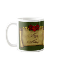 Happy Holidays mugs