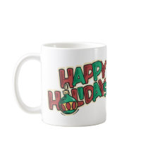 Happy Holidays mugs by alternateworlds Happy Holidays mugs