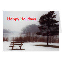 Happy Holidays note card