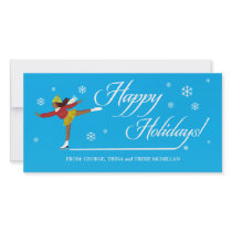 Happy Holidays on Ice Photo Greeting Card
