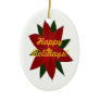 Happy Holidays Christmas Tree Ornament