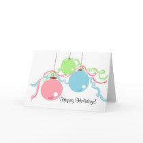 Happy Holidays! - Ornament card