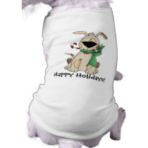 Happy Holidays Pet Shirt pet clothing
