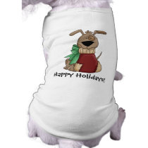 Happy Holidays Pet Shirt pet clothing