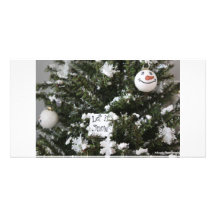 Happy holidays photo card