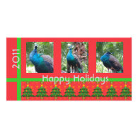 Happy holidays photo card