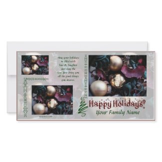 Happy Holidays Photo Card - Use Your Photos photocard