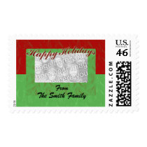 Happy Holidays Photo Frame postage