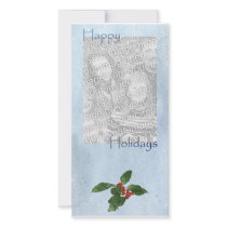 Happy Holidays  photo template photo cards