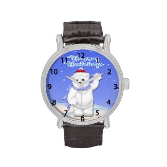 Happy Holidays Polar Bear Watch